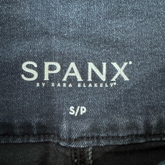 Spanx Alexia High Rise Skinny Jeans Dark Wash Denim Side Zip‎ Size S/P - Picture 4 of 4